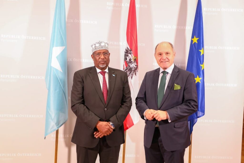 Guddoomiyaha Golaha Shacabka oo la kulmay dhiggiisa dalka Austria