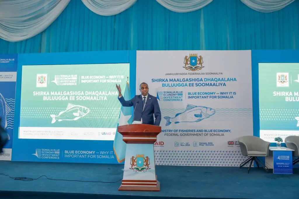 Ra’iisul Wasaaraha oo furay Shirka Maalgashiga Dhaqaalaha Buluugga ah ee Soomaaliya