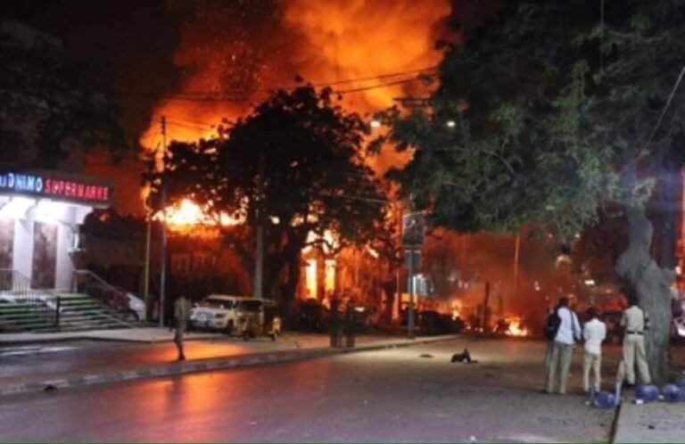 Dab xooggan oo saakay ka kacay suuqa Bakaaraha