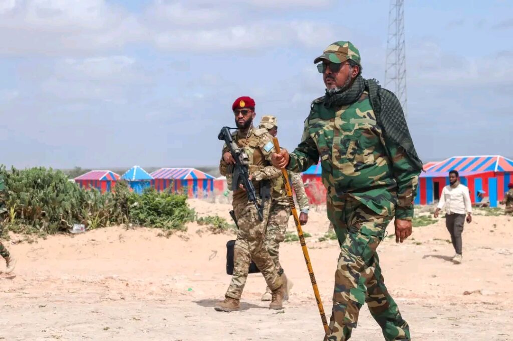 Xasan Sheekh oo labbo maalin ku sugan Saldhiga Wargaadhi