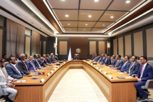 Mareykanka oo ku baaqay soo celinta wada hadalladii DF iyo Mucaaridka