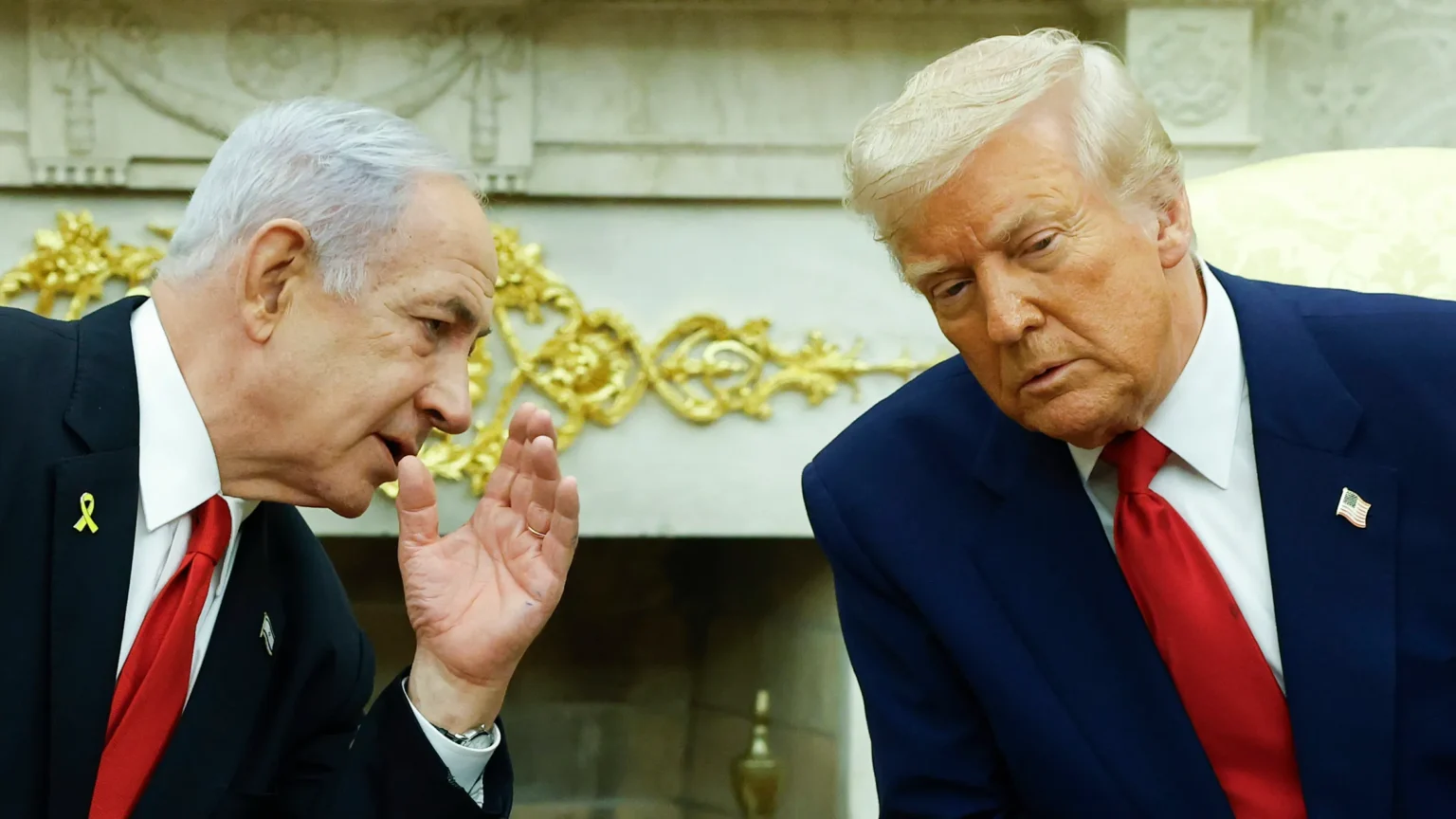 Trump oo digniin culus u diray Netenyahu